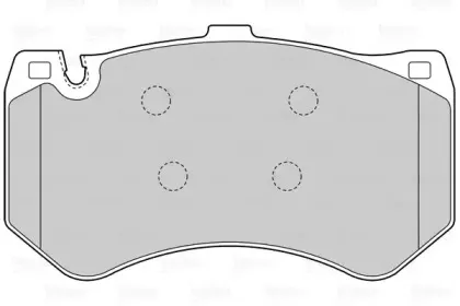 Комплект тормозных колодок, дисковый тормоз VALEO купить