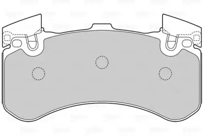 Комплект тормозных колодок, дисковый тормоз VALEO купить