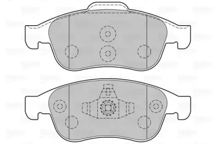 Комплект тормозных колодок, дисковый тормоз VALEO купить