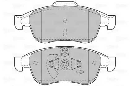Комплект тормозных колодок, дисковый тормоз VALEO купить