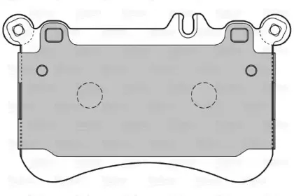 Комплект тормозных колодок, дисковый тормоз VALEO купить