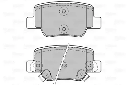 Комплект тормозных колодок, дисковый тормоз VALEO купить