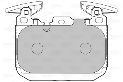 Комплект тормозных колодок, дисковый тормоз VALEO купить