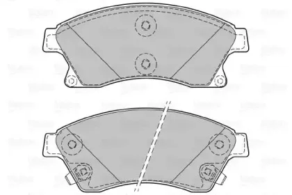 Комплект тормозных колодок, дисковый тормоз VALEO купить