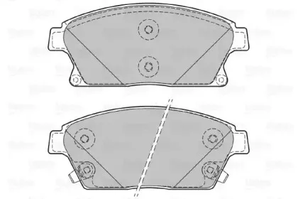 Комплект тормозных колодок, дисковый тормоз VALEO купить