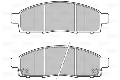 Комплект тормозных колодок, дисковый тормоз VALEO купить