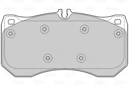 Комплект тормозных колодок, дисковый тормоз VALEO купить