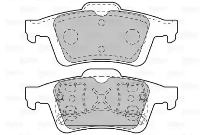 Комплект тормозных колодок, дисковый тормоз VALEO купить