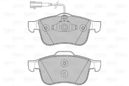 Комплект тормозных колодок, дисковый тормоз VALEO купить