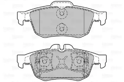 Комплект тормозных колодок, дисковый тормоз VALEO купить