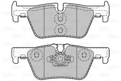 Комплект тормозных колодок, дисковый тормоз VALEO купить