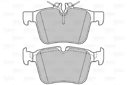Комплект тормозных колодок, дисковый тормоз VALEO купить