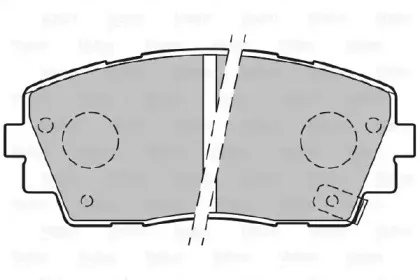 Комплект тормозных колодок, дисковый тормоз VALEO купить