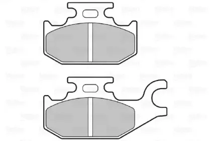 Комплект тормозных колодок, дисковый тормоз VALEO купить