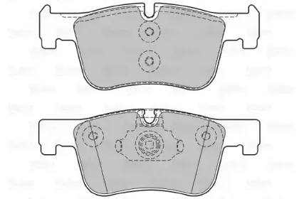 Комплект тормозных колодок, дисковый тормоз VALEO купить