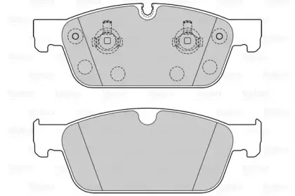 Комплект тормозных колодок, дисковый тормоз VALEO купить