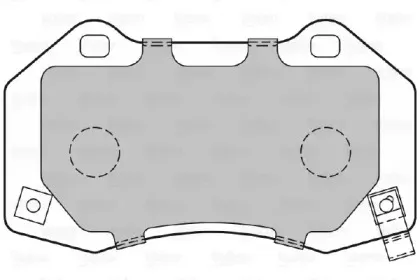Комплект тормозных колодок, дисковый тормоз VALEO купить