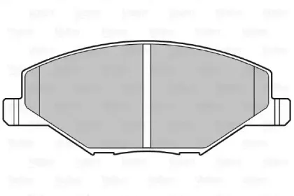 Комплект тормозных колодок, дисковый тормоз VALEO купить