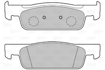 Комплект тормозных колодок, дисковый тормоз VALEO купить