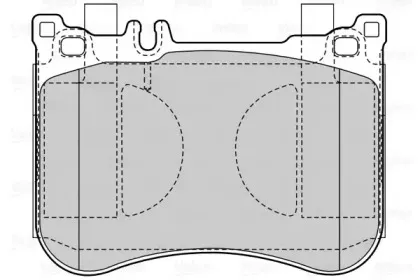 Комплект тормозных колодок, дисковый тормоз VALEO купить