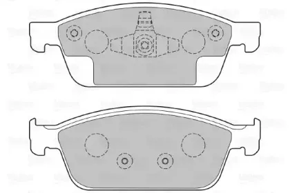 Комплект тормозных колодок, дисковый тормоз VALEO купить