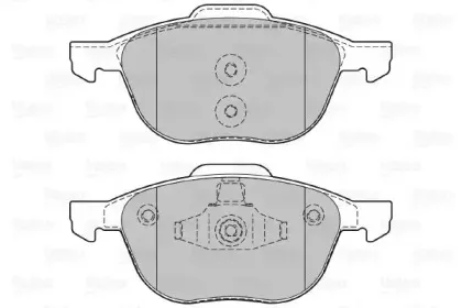 Комплект тормозных колодок, дисковый тормоз VALEO купить