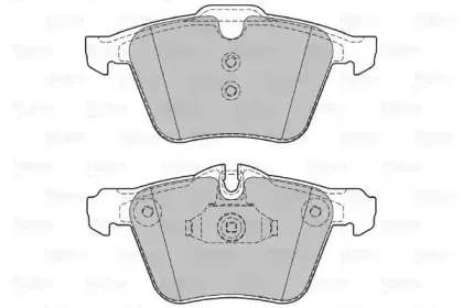 Комплект тормозных колодок, дисковый тормоз VALEO купить
