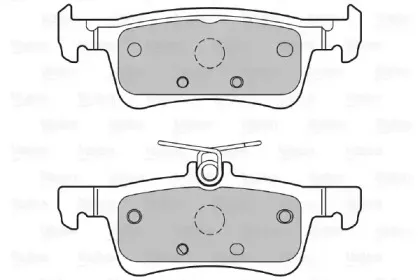 Комплект тормозных колодок, дисковый тормоз VALEO купить