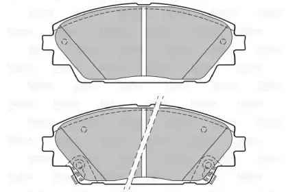Комплект тормозных колодок, дисковый тормоз VALEO купить