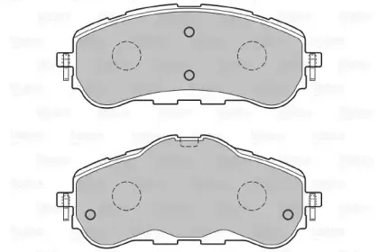 Комплект тормозных колодок, дисковый тормоз VALEO купить