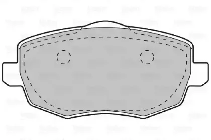 Комплект тормозных колодок, дисковый тормоз VALEO купить