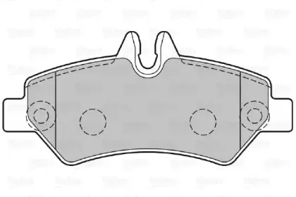 Комплект тормозных колодок, дисковый тормоз VALEO купить