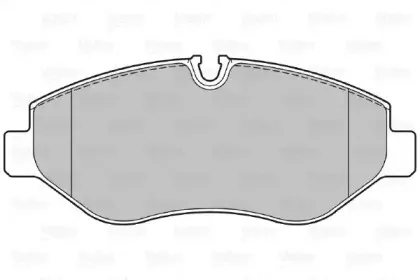 Комплект тормозных колодок, дисковый тормоз VALEO купить