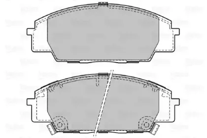 Комплект тормозных колодок, дисковый тормоз VALEO купить