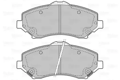 Комплект тормозных колодок, дисковый тормоз VALEO купить