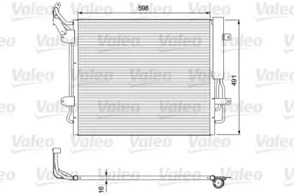 Конденсатор, кондиционер VALEO купить