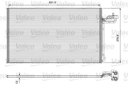 Конденсатор, кондиционер VALEO купить