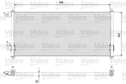 Конденсатор, кондиционер VALEO купить