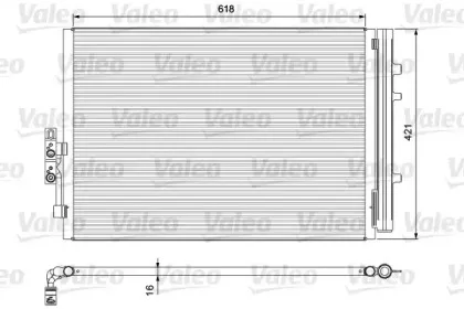 Конденсатор, кондиционер VALEO купить