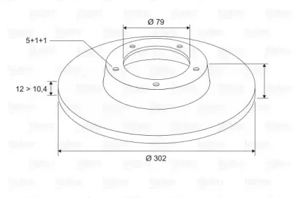 Тормозной диск VALEO купить