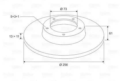 Тормозной диск VALEO купить