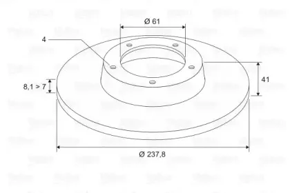 Тормозной диск VALEO купить