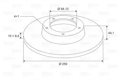 Тормозной диск VALEO купить