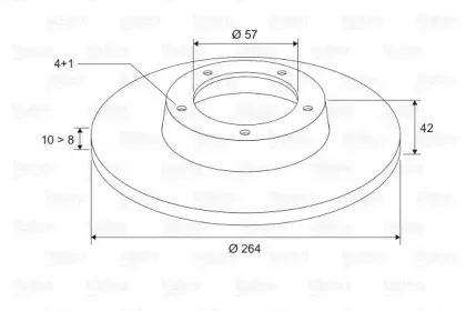 Тормозной диск VALEO купить