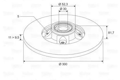 Тормозной диск VALEO купить