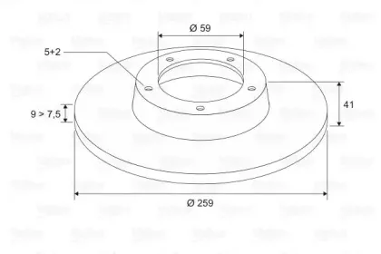 Тормозной диск VALEO купить