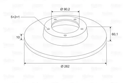 Тормозной диск VALEO купить