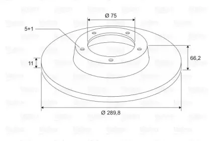 Тормозной диск VALEO купить