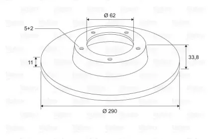 Тормозной диск VALEO купить