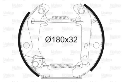 Комплект тормозных колодок VALEO купить